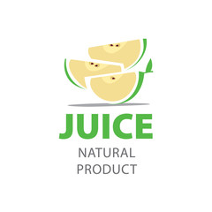 Poster - logo of fresh juice