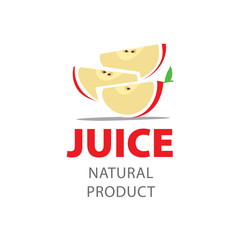 Sticker - logo of fresh juice