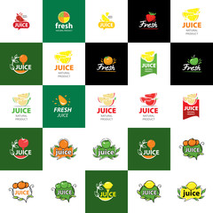 Poster - logo of fresh juice