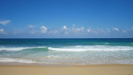 Wall Mural - View of beach sea andaman phuket, thailand