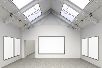 Wall Mural - Empty gallery interior