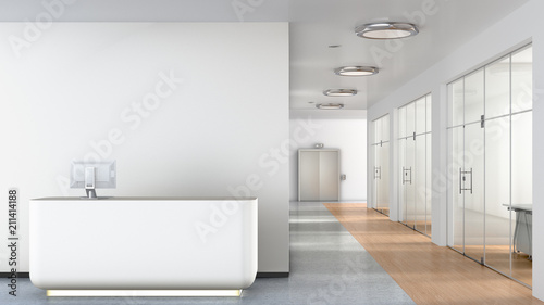 Fotografía Reception desk in interior