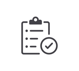 Poster - Document Approval Line Icon. Editable Stroke.