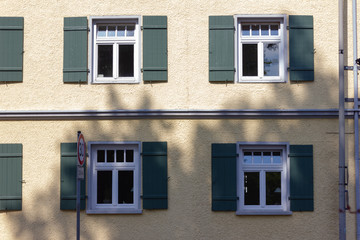 Wall Mural - city facades in south germany bavaria town wangen