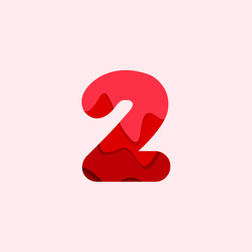 2 Blood Font Vector Template Design Illustration