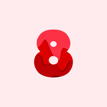 8 Blood Font Vector Template Design Illustration