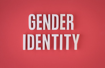 Wall Mural - Gender Identity sign lettering