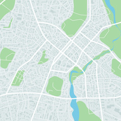 Poster - abstract city map. city center scheme. city district plan pattern. vector illustration