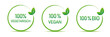 vegetarisch vegan bio gütesiegel grün