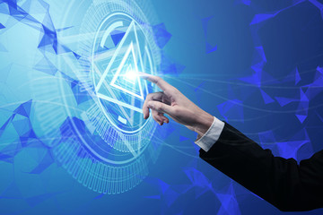 Fototapete - cyber system illustration