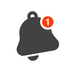 Wall Mural - notification bells icons set.