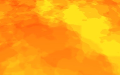 Abstract Fire Background with Flames. Wall of Fire. Glare on the water. 3D illustration