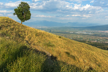 Sunset Landscape of Ograzhden Mountain, Blagoevgrad Region, Bulgaria