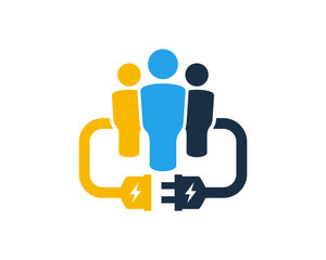 Electric Group Logo Icon Design Element