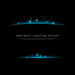Wall Mural - Simple lighting effect vector background