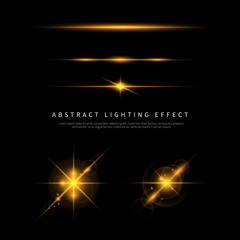 Wall Mural - Simple lighting effect vector background