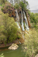 Wall Mural - Bisheh waterfall. Iran