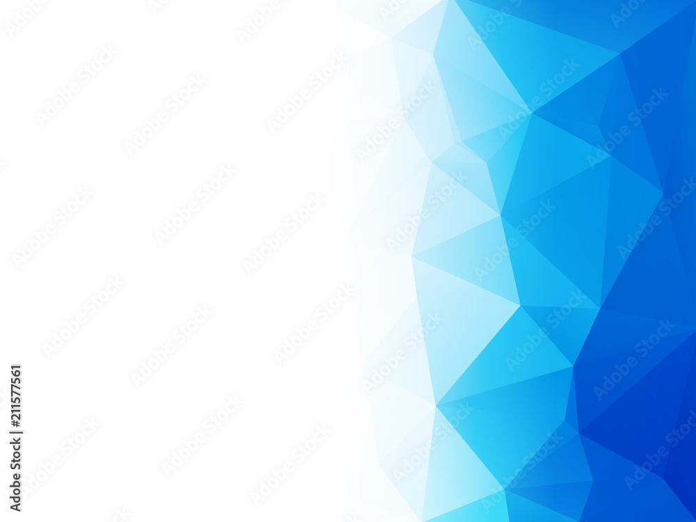 abstract blue water low poly vector background Stock Vector | Adobe Stock