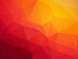 abstract red orange polygonal vector background