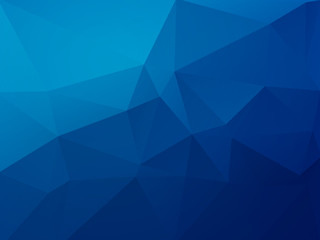 Wall Mural - abstract blue polygonal vector background