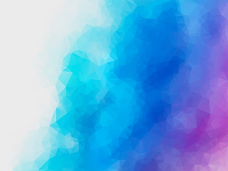 Wall Mural - abstract blue purple polygonal vector background