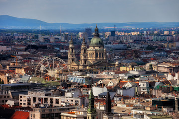 Poster - City of Budapest cityscape in Hungary