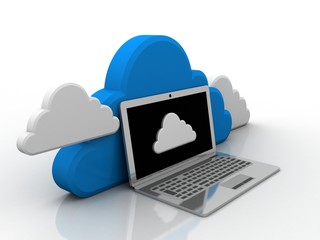 3d rendering Cloud computing