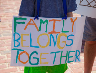 Wall Mural - Family Belongs Together 