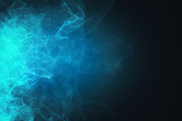 Poster - abstract blue background