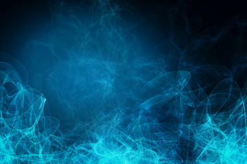 Poster - abstract blue background