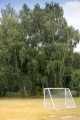 soccer field in the rural