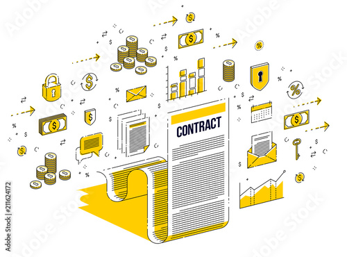 Stack Of Money Isometrics 3d Cash On Plate Stock Vector Image | Make