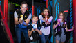 © JackF - Kids and adults on lasertag arena