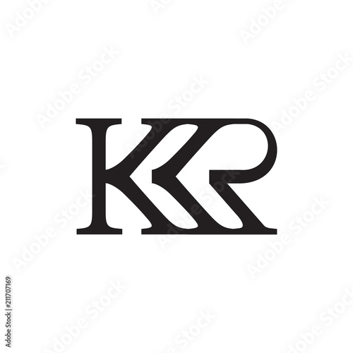 Kkr Logo Letter Design Stock Vector Adobe Stock