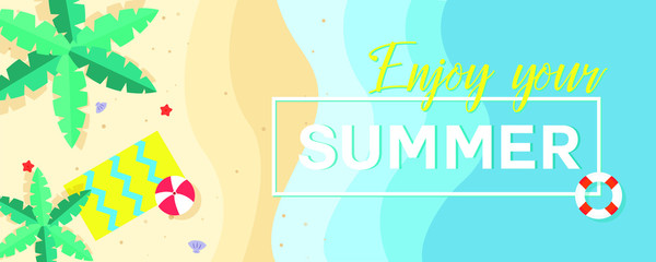 Enjoy summer banner