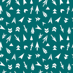 Poster - abstract arrow of seamless pattern