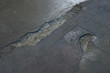 Warehouse interior  bulk concrete floor defects
