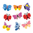 Butterfly character vector design