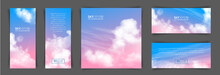 Realistic Pink-blue Sky