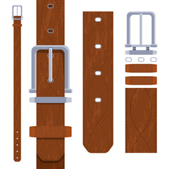 Wall Mural - Leather belt for men