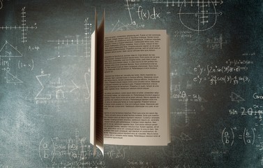 Wall Mural - Composite image of open book