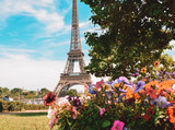 Fototapeta Boho - Paris et sa tour Eiffel