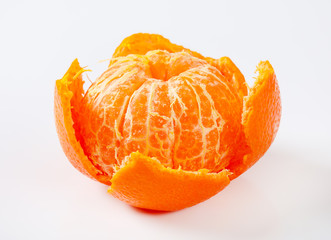 Wall Mural - peeled ripe tangerine