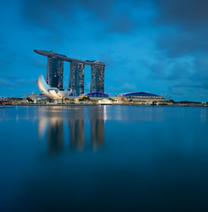 Wall Mural - Singapore Marina Bay skyline.