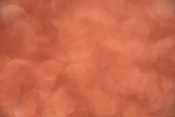 Poster - Blurred red orange bokeh abstract background.use as backdrop for holiday or anniversary occasion celebration.