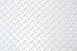 White silver industrial wall diamond steel pattern background
