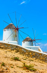 Windmills in Mykonos