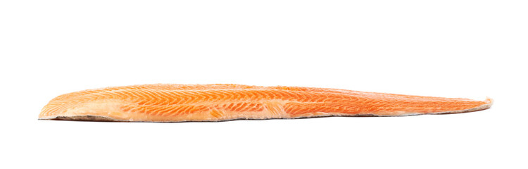 Wall Mural - Raw salmon fillet fish isolated