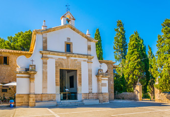 Poster - El Calvari chapel at Pollenca, Mallorca, Spain