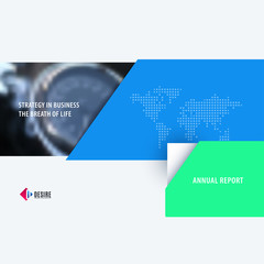 Poster - Abstract design of colourful vector elements for modern background with rectangular shapes for business branding finance.